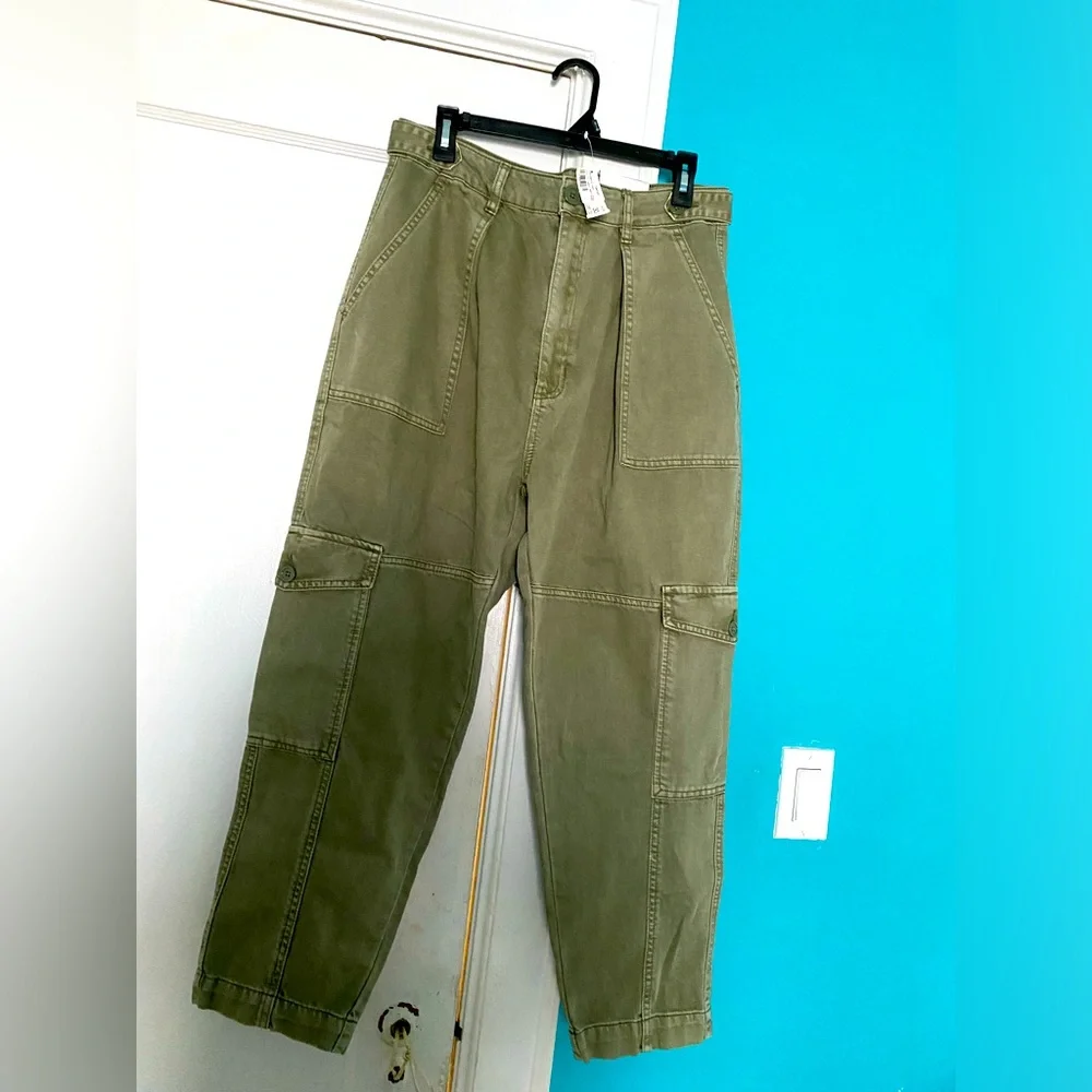 BLUE REVIVAL pants for women size 31 color green condition new - Picture 5 of 8